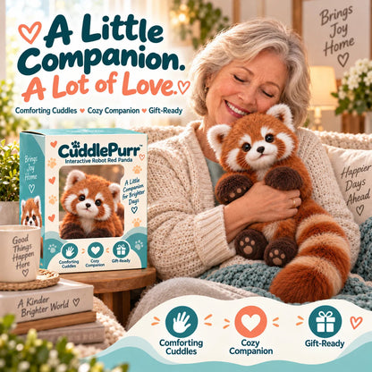 Tyiimax™ Red Panda -Interactive Plush Companion I A Little Friend, A Lot Of Love