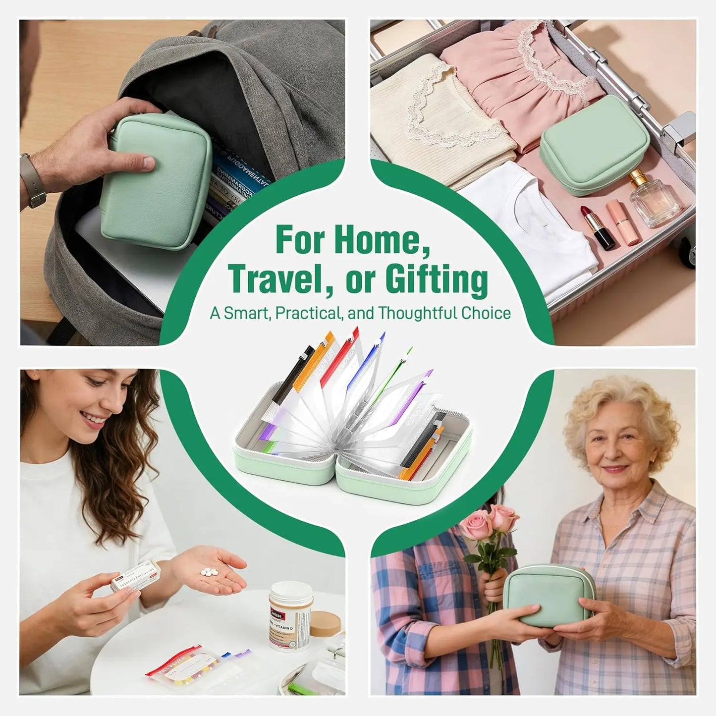 A8 Waterproof Pill Organizer Set