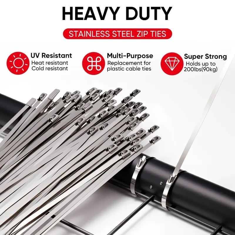 Tyiiplus™ Heavy Duty Stainless Steel Tie Gun Kit