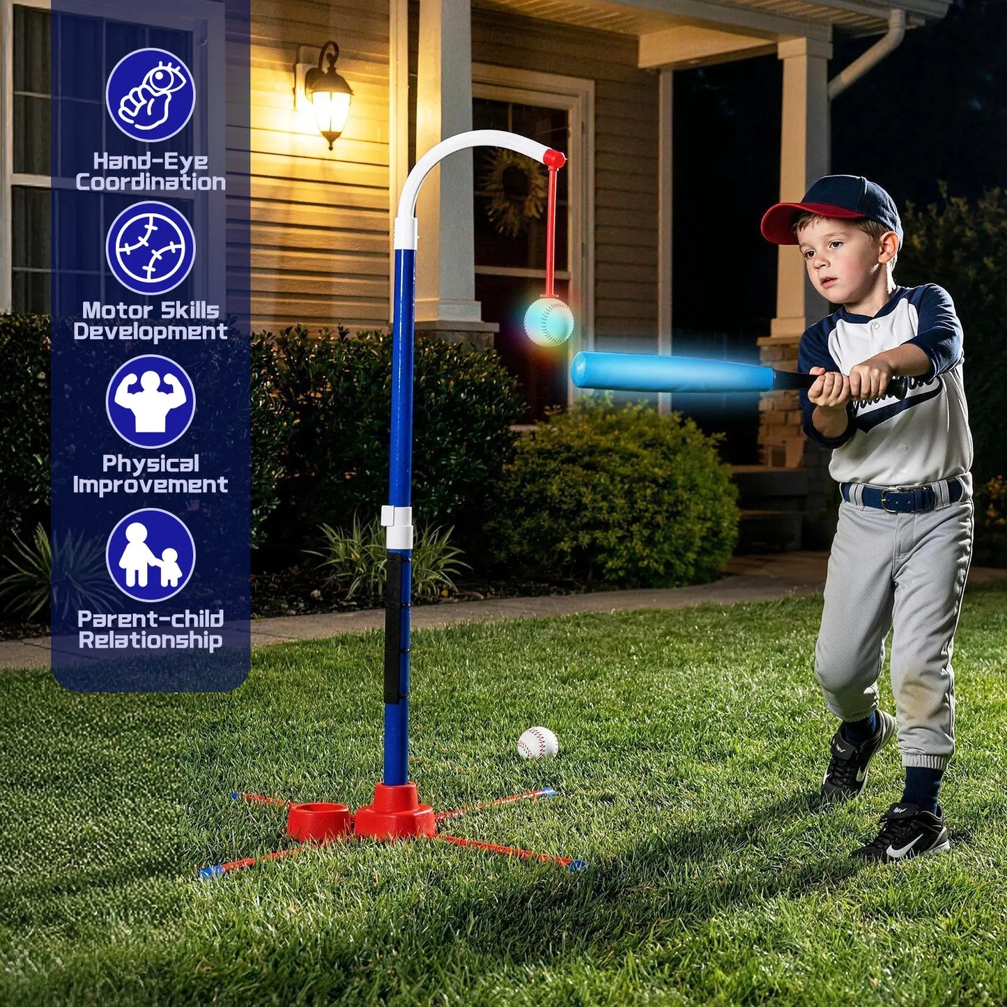⚾ 3-in-1 Kids Tee Ball Set