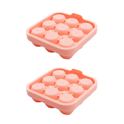 Rose Ice Cube Tray – 9-Cavity Silicone Mold for Whiskey & Cold Drinks