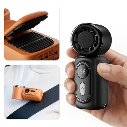 Mini Clip Fan – 3-in-1 Portable Rechargeable Fan with 3000mAh Battery, 5 Speeds & 180° Adjustable Airflow