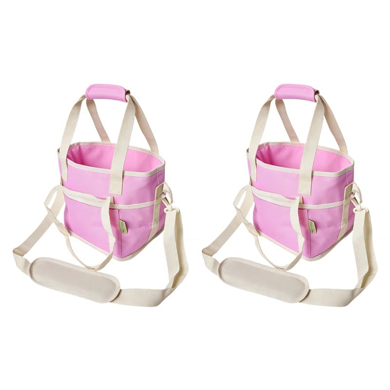 Family Size 4-Compartment Drink Carrier Bag for Coffee Cups & Tumblers