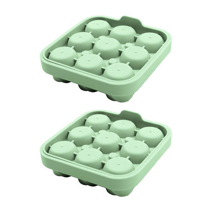 Rose Ice Cube Tray – 9-Cavity Silicone Mold for Whiskey & Cold Drinks