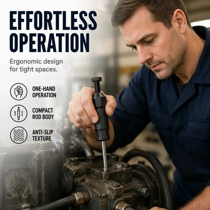 TYIIMAX™ Heavy-Duty Grease Fitting Cleaner – 600 PSI High-Pressure Grease Gun Unclogging Tool with M6/M8/M10 Adapters