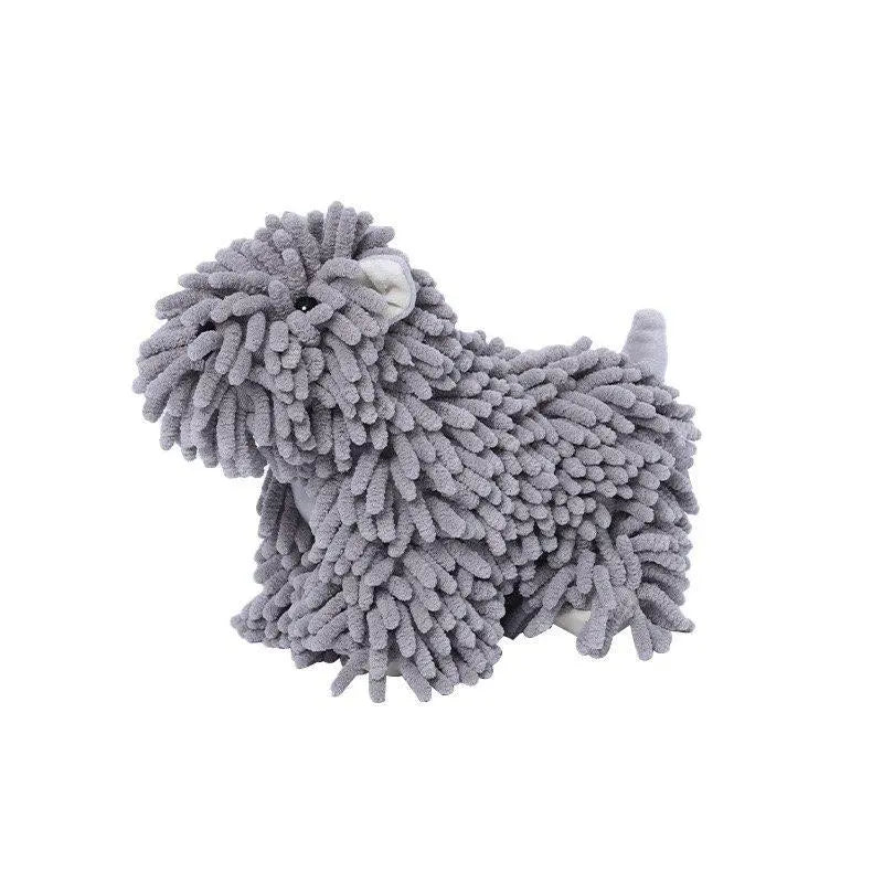 Cute Puppy Hand Towel – Absorbent Hanging Dog Towel for Kitchen & Bathroom Decor