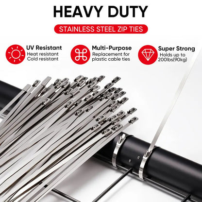 Tyiiplus™ Heavy Duty Stainless Steel Tie Gun Kit