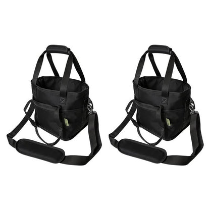Family Size 4-Compartment Drink Carrier Bag for Coffee Cups & Tumblers