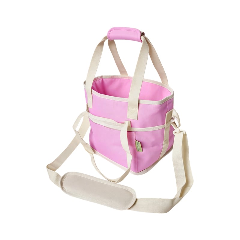 Family Size 4-Compartment Drink Carrier Bag for Coffee Cups & Tumblers