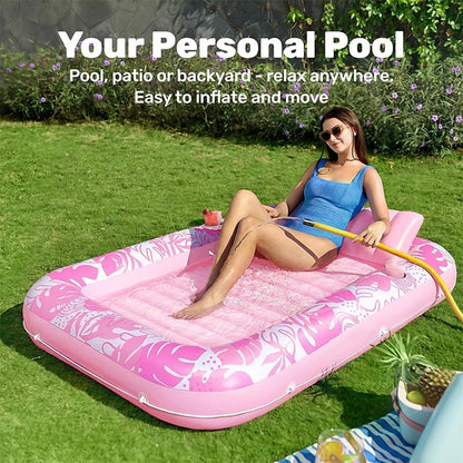 Tyiiplus™ Extra Large Inflatable Sunbathing Pool Lounger