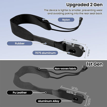 Universal Rear Seat Quick Release Latch Kit with Elastic Pull Rope