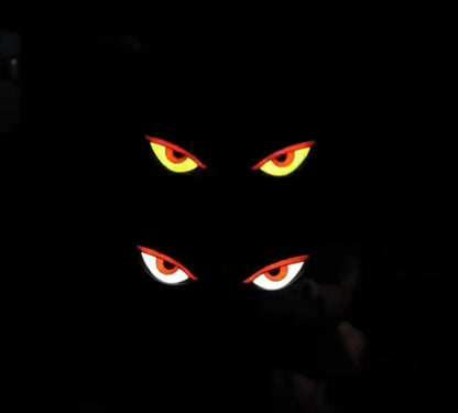 😈 Solar Demon Eye LED Car Window Light