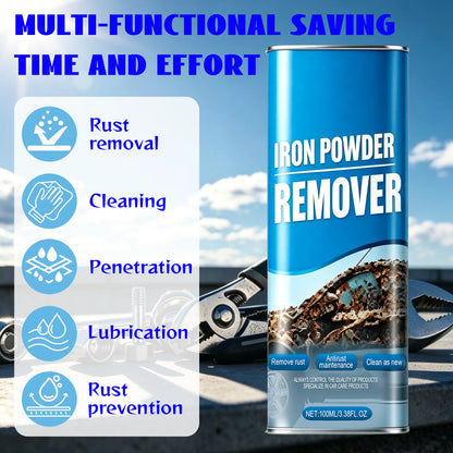 100ML Iron & Rust Remover Spray – Fast-Acting Wheel Cleaner for Rims, Paint & Metal Surfaces