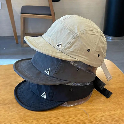 Vintage Japanese Street Style Baseball Cap – Lightweight Quick-Dry Duckbill Snapback Hat