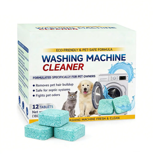 Pet-Specific Washing Machine Cleaning Tablets