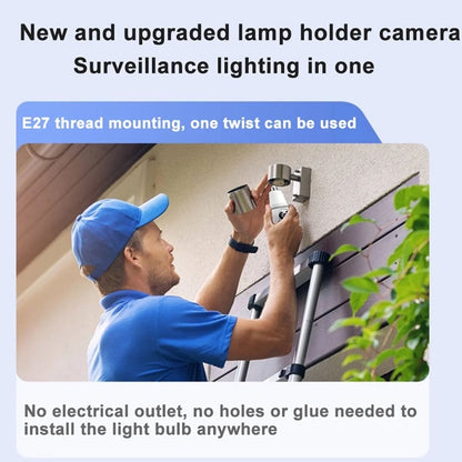 Outdoor Light Bulb Security Camera