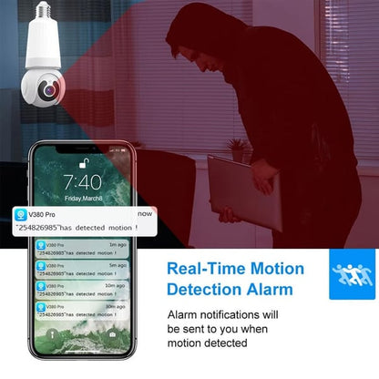 Outdoor Light Bulb Security Camera