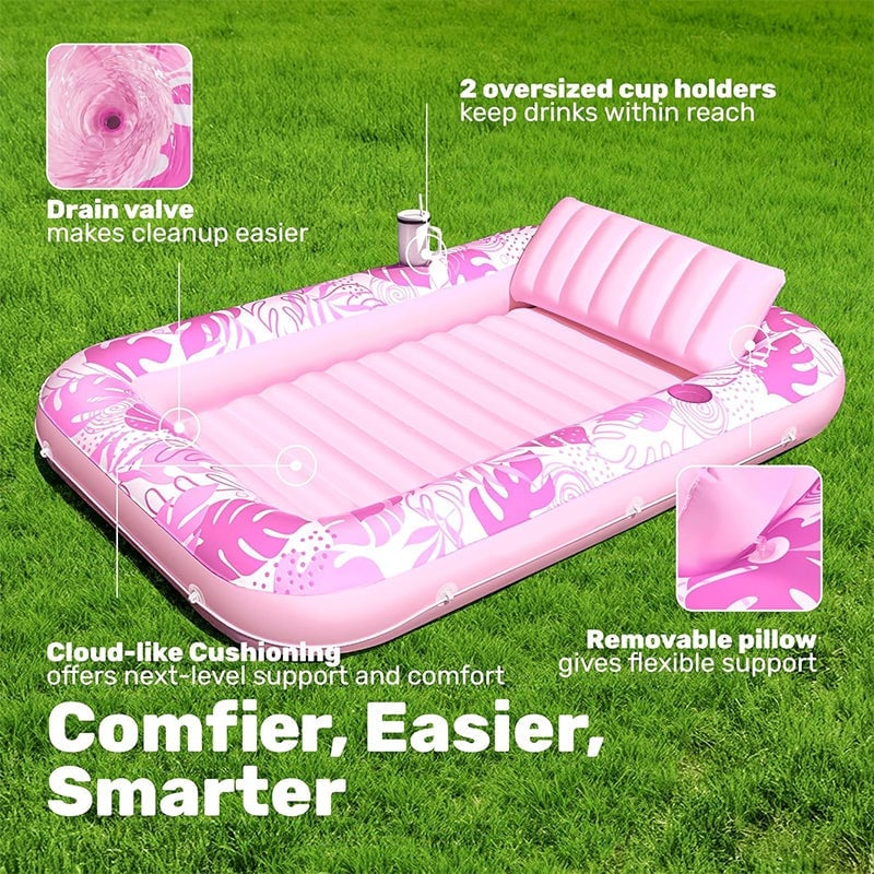 Tyiiplus™ Extra Large Inflatable Sunbathing Pool Lounger