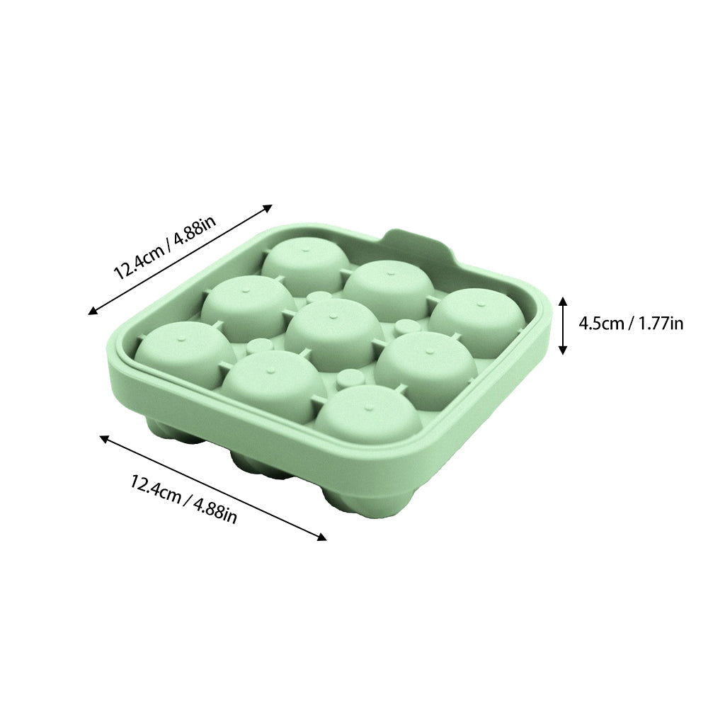 Rose Ice Cube Tray – 9-Cavity Silicone Mold for Whiskey & Cold Drinks