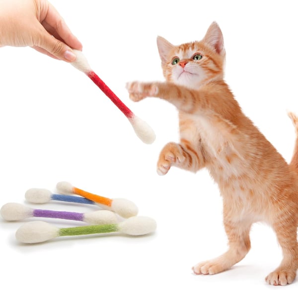 ❤️For happy, healthy, and active indoor cats🐱Swabs Cat Toys with Catnip