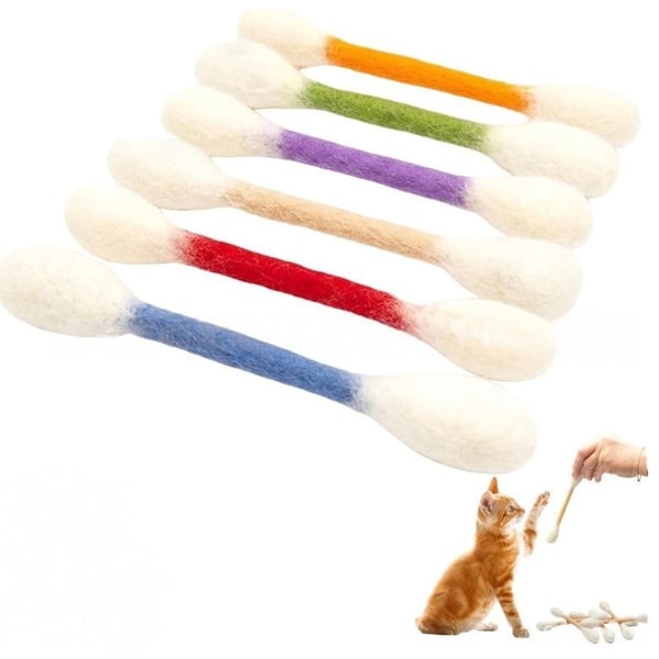 ❤️For happy, healthy, and active indoor cats🐱Swabs Cat Toys with Catnip