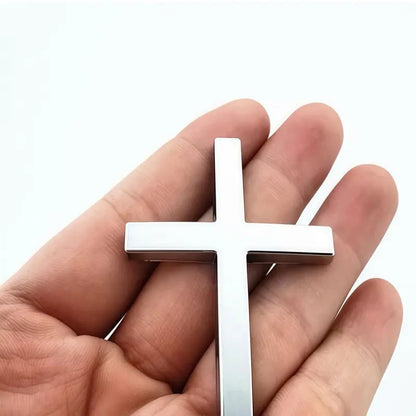 3D Christian Cross Sticker