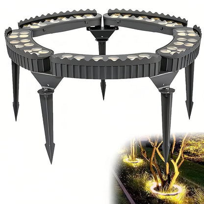 Warm White LED Outdoor Ring Tree Lights