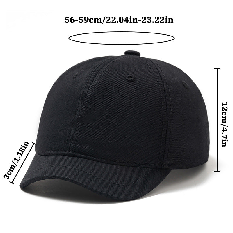 Vintage Adjustable Short Brim Baseball Cap