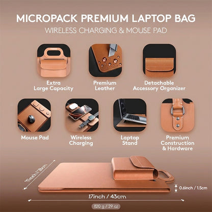 TYIIMAX™ New Premium Wireless Charging Laptop Bag