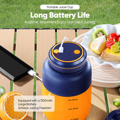 Portable Cordless Electric Juicer Blender Cup