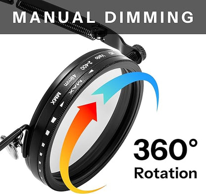 9-Level Adjustable ND Filter Polarized Sunglasses