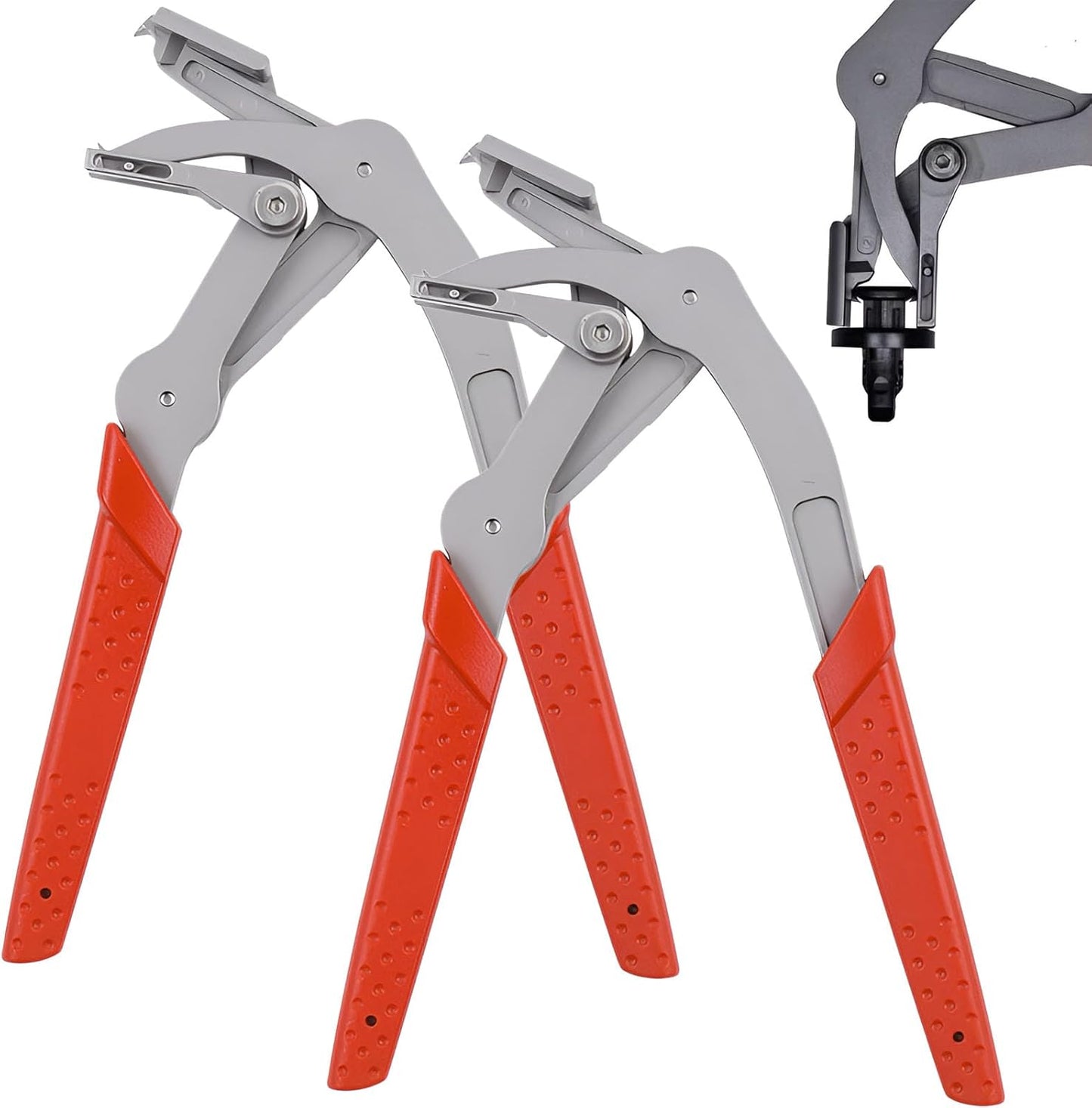 Car Clip Pliers & Trim Removal Tool, Spring-Loaded Fastener Rivet Remover for Auto Door Panels