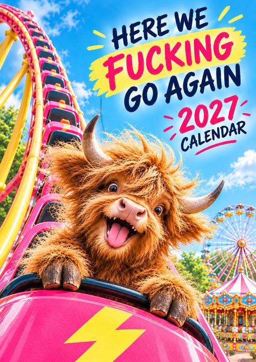 HERE WE FUCKING GO AGAIN 2027 Calendar