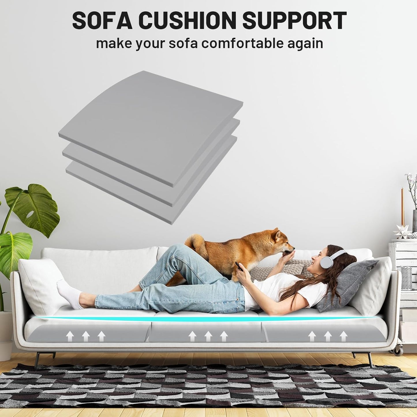 🛋️Couch Cushion Support For Sagging Seat