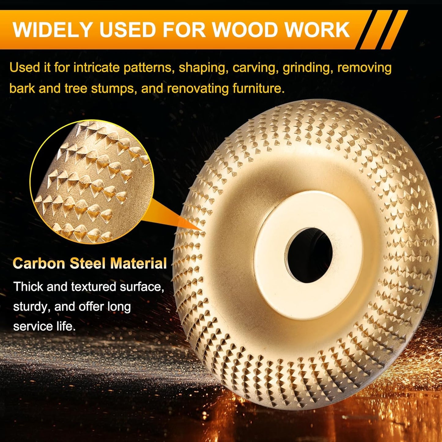 Heavy-Duty Wood Carving Disc Set (3PCS)