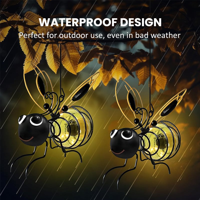 ⚡🔥Outdoor Hanging Solar Bee Light