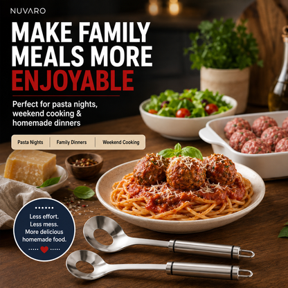 Stainless Steel Meatball Maker Spoon – Make Perfect Meatballs Without Messy Hands