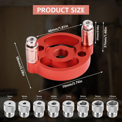 Woodworking Drill Guide Precision Center Locator Tool