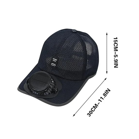 Ultralight UV Protection Baseball Cap with Solar Fan – 2026 New