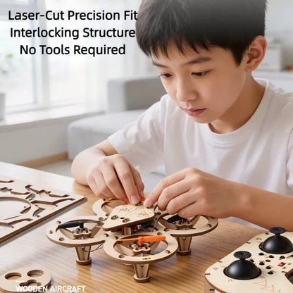 DIY Wooden Remote Control Drone Kit – Build & Fly Your Own Quadcopter