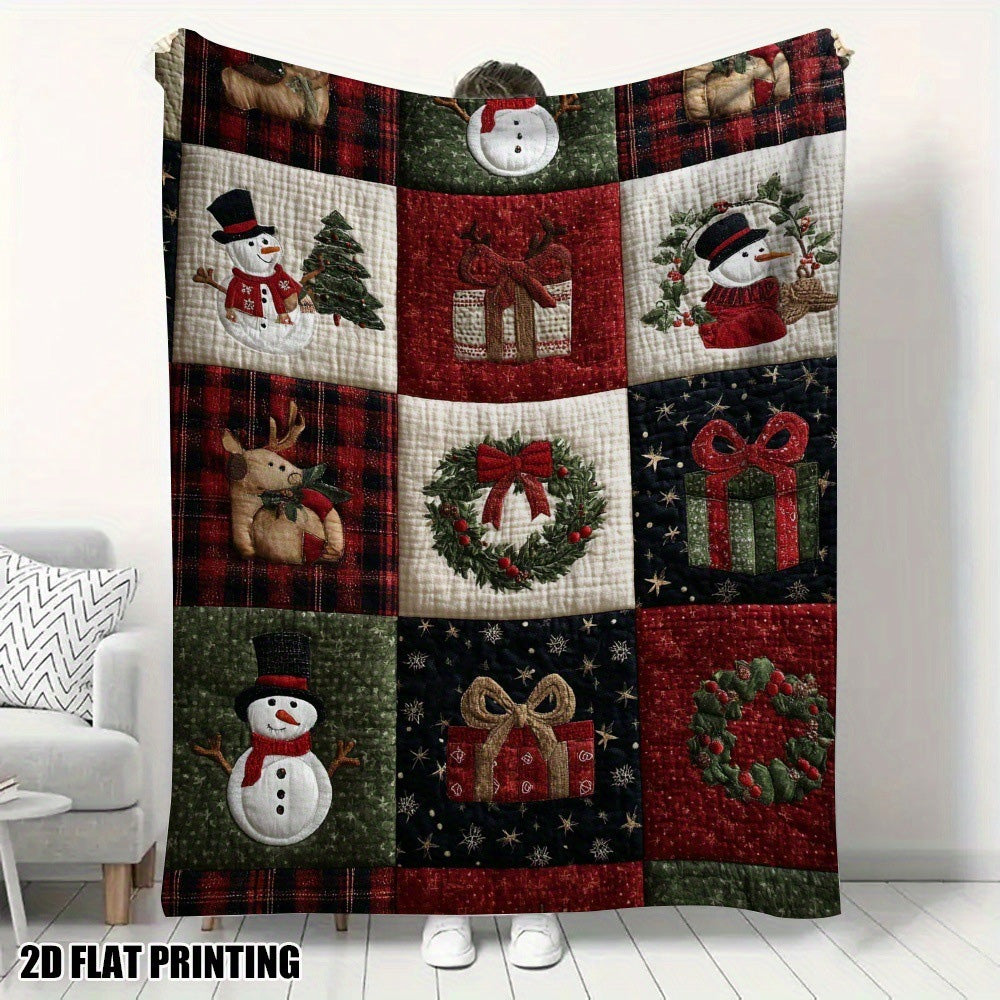 🎁✨ Patchwork Blanket | A Cozy Gift They’ll Love ❤️