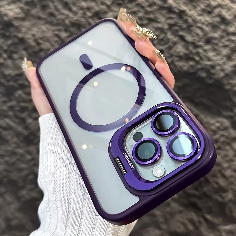 TYIIMAX™ Magnetic Phone Case with Camera Protection & Built-In Stand