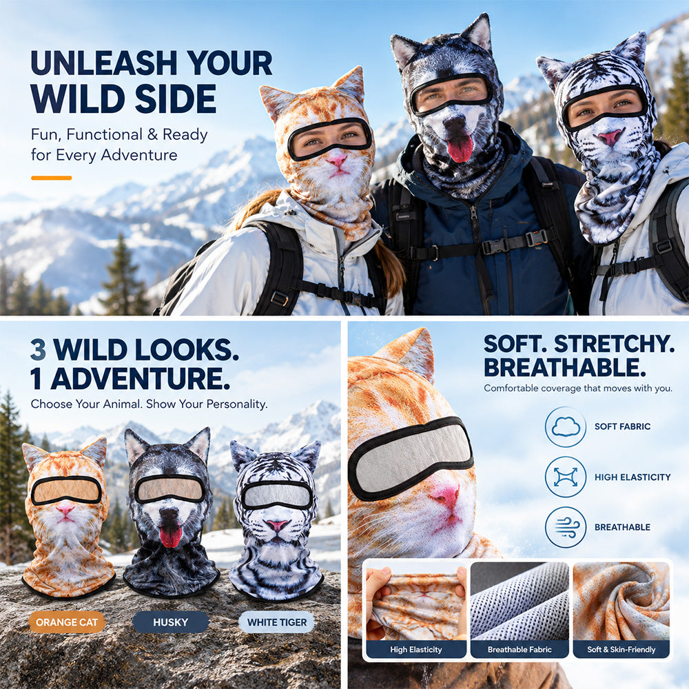 Cozy Windproof Winter Ski Mask