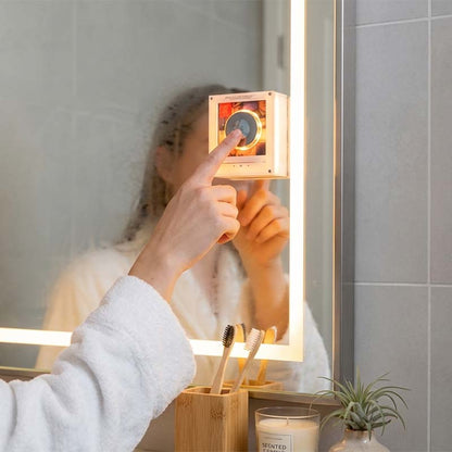 Magnetic NFC Music Player Night Light – Acrylic Smart Mini Vinyl Player with Auto Play, Ambient Glow & Custom Songs