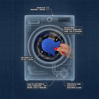 Laundry Pet Hair Removal Fish