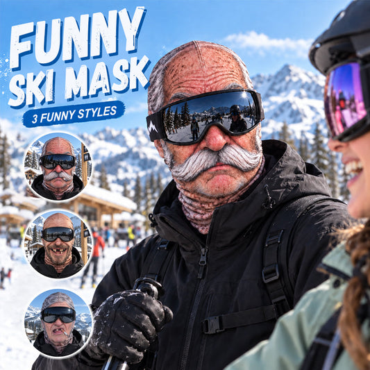 Funny Realistic Face Ski Mask – Hilarious Winter Party & Outdoor Gear