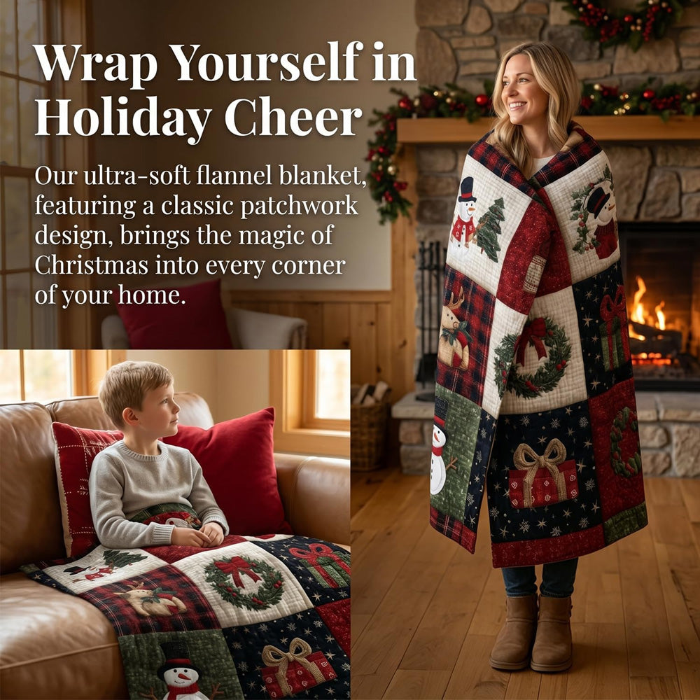 🎁✨ Patchwork Blanket | A Cozy Gift They’ll Love ❤️