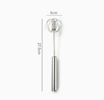 🔥Stainless Steel Semi-Automatic Whisk