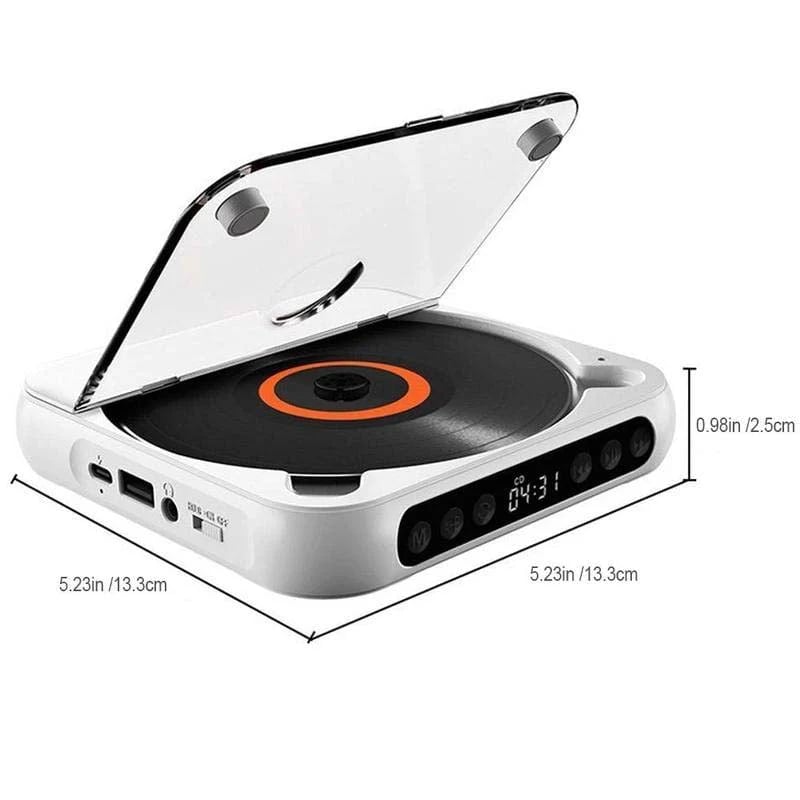 Portable Bluetooth CD Player ❤️ The Perfect Gift for Music Lovers