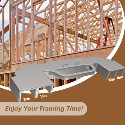 Framing Tool, 12/14/16 Inch On-Center Stud Layout Tool